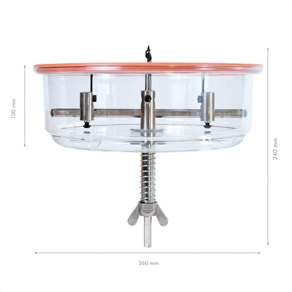 UDS. CORTADOR CIRCULAR AJUSTABLE WERKU / 30-200 MM / 17 PZ