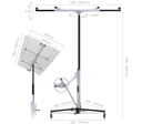 UDS. ELEVADOR PLACAS YESO WERKU HORIZONTAL-VERTICAL / 68 KG / 3.35 M