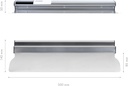UDS. ESPATULA EMPLASTECER WERKU / ACE INOX / 0.5 MM / 500 MM.