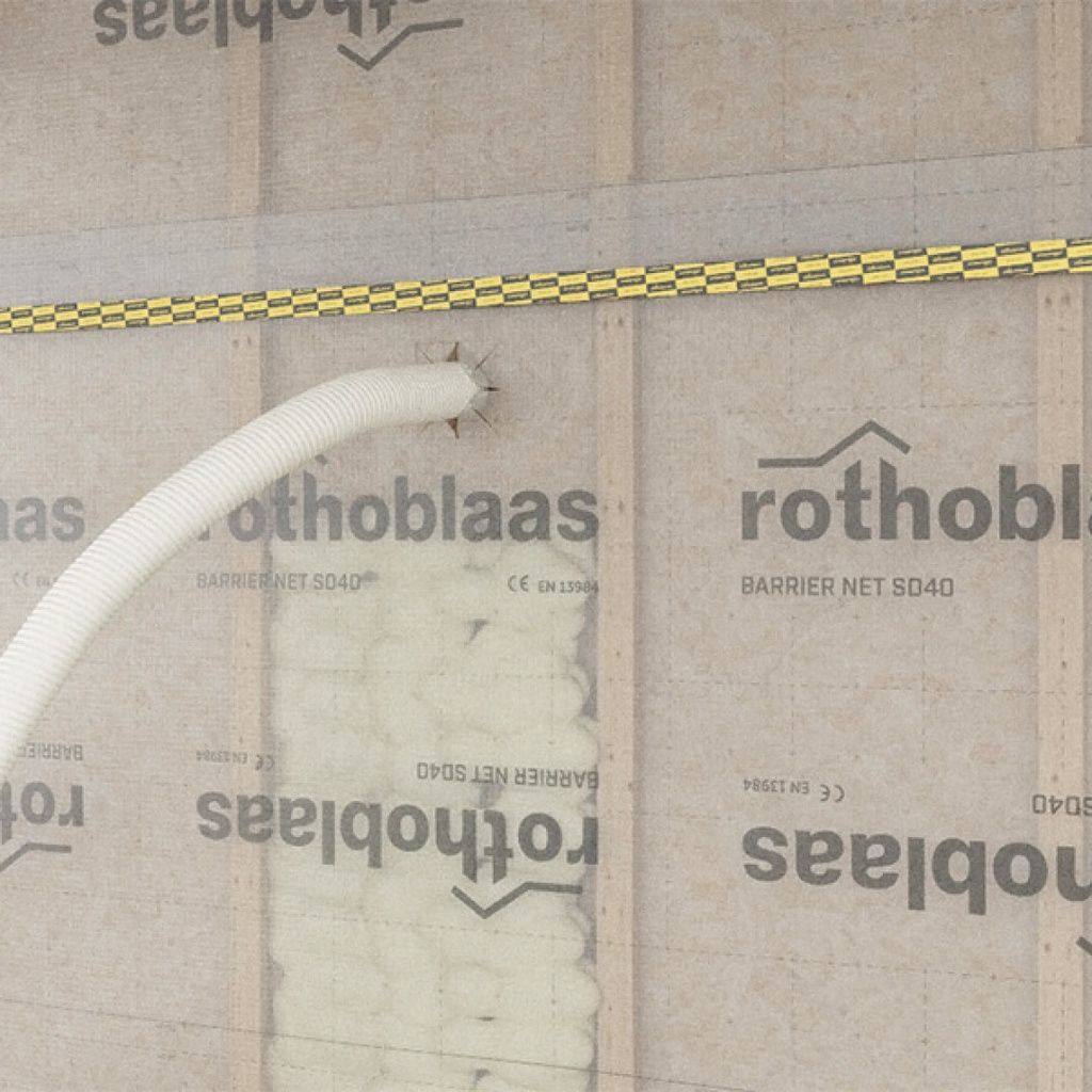 ROLLO 75M2 LAMINA BARRERA DE VAPOR CON MALLA REFUERZO BARRIER NET SD40 1,5X50M