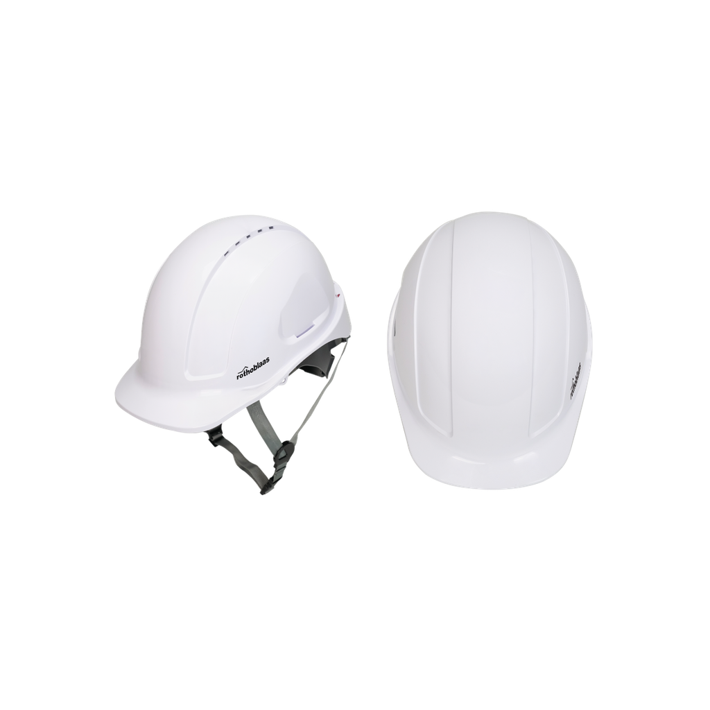 CASCO DE SEGURIDAD POP ROTHOBLAAS BLANCO PARA EL TRABAJO, LA INDUSTRIA Y LA CONSTRUCCIÓN