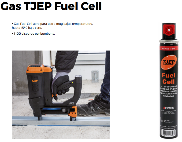 CLAVADORA GAS TJEP CP-40 GAS 3G