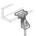 UDS. GRAPA VIGUETA C2-A1 PARA VARILLA ROSCADA M-6 ESP. MINI6 - MAX 10 (COCODRILO)