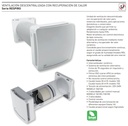 UDS. RECUPERADOR VMC INDIVIDUAL S&P RESPIRO 150 (30-60 m3/h)