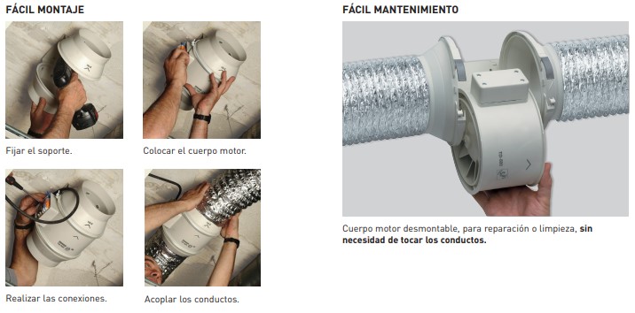 UDS. VENTILADOR CONDUCTO TD-800/200N 3V