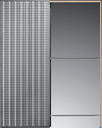 ESTRUCTURA PUERTA CORREDERA KRIKET PARA PLADUR 600X2030X100 MM.