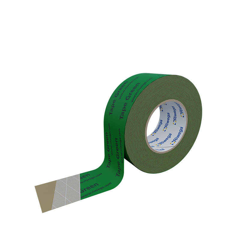 UDS. ROLLO CINTA ACRILICA 25M RIWEGA TAPE GREEN 50MM