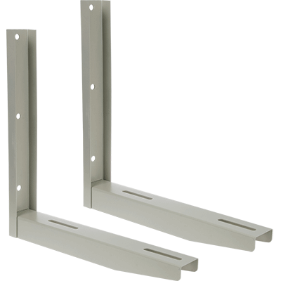 UDS. JUEGO SOPORTES SOLDADOS ACERO LACADO 450X500X2 MM.(VW47 - TÜV SÜD GS - 140 KG.)