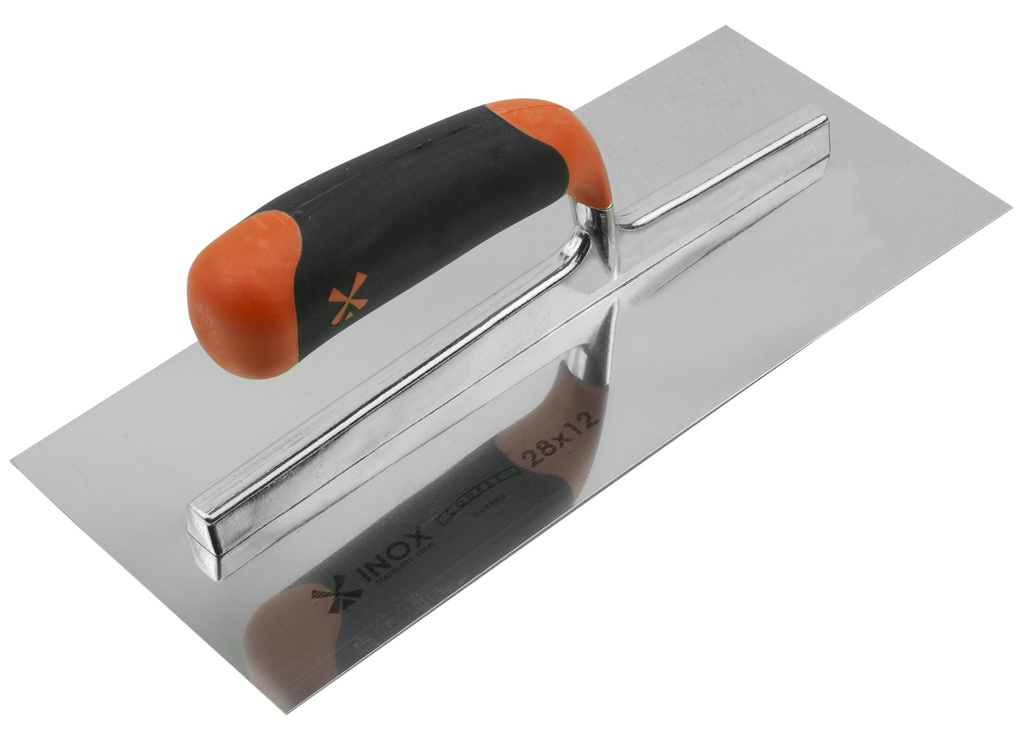 LLANA MONDELIN ACERO INOX CURVA 28X12CM MONTURA ALUMINIO MANGO SOFT