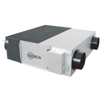 RECUPERADOR DE CALOR con motor EC Technology y by-pass incorporado SODECA REB-15