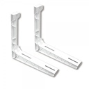 UDS. JUEGO SOPORTES EN POLIAMIDA 450X450 MM. (TÜV SÜD GS - 110 KG.)