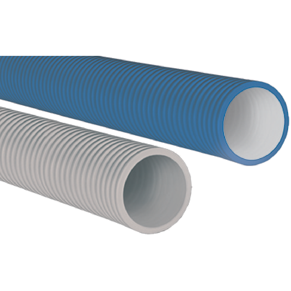 UDS. CONDUCTO 50M OPTIFLEX® circular semirrígido blanco antibacteriano Ø75-50 m