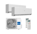 CONJUNTO 2X1 SPLIT PARED HAIER GEOS 35 + 25 R Plus Wifi 3,5kW + 2,5kW (SALON Y HABITACION)