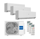 CONJUNTO 3X1 SPLIT PARED HAIER GEOS 35 + 25 + 25 R Plus Wifi 3,5kW + 2,5kW + 2,5kW (SALON Y 2 HABITACIONES)