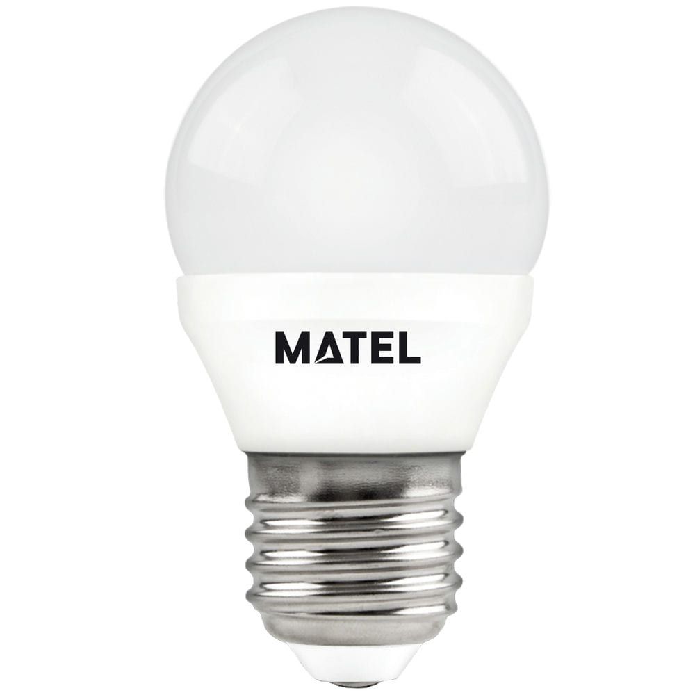 BOMBILLA LED ESFÉRICA MATEL E27 5W NEUTRA