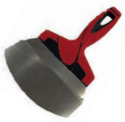 ESPATULA CURVA CARGA DE PASTA 160MM.