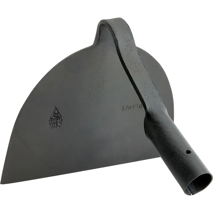 Raedera hombros curvos de acero forjado para remover y esparcir hormigón 260 mm