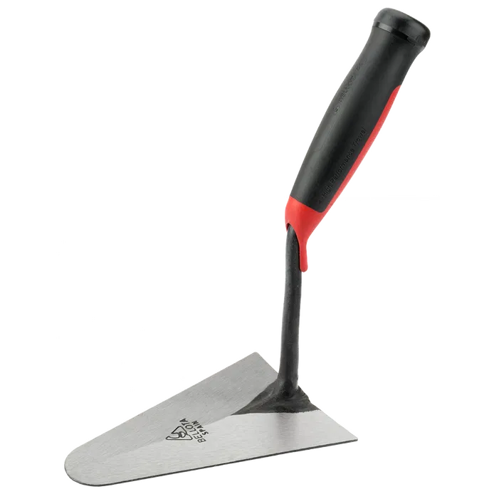 Paleta Pro catalana con mango bimaterial para trabajos de albañilería 165 mm  