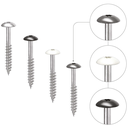 CAJA 200 uds. FAS TORNILLO FACHADAS RAL 9005 NEGRO A4|AISI316 4,8X38