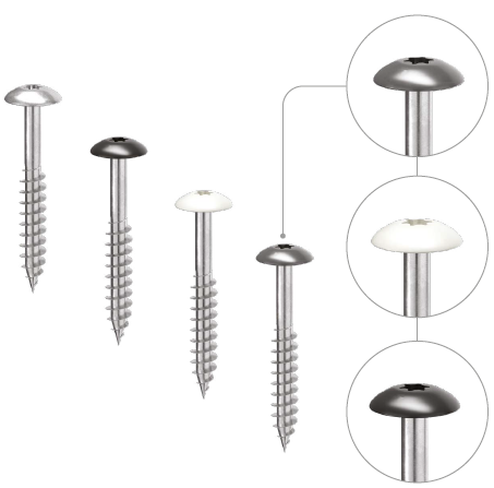 CAJA 200 uds. FAS TORNILLO FACHADAS RAL 7016 GRIS ANTRACITA A4|AISI316 4,8X38