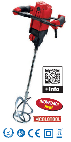 MEZCLADOR ELECTRICO PROFESIONAL 2100W XP (para pinturas y morteros de alta densidad)
