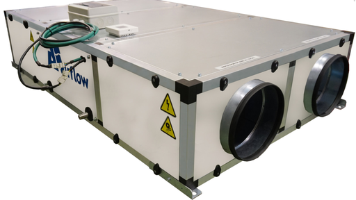 [RECAF100] UDS. RECUPERADOR RECAF-100 1550X975X335 BOCA Ø250 - 1000 m3/h 672W