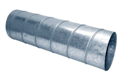 [HEG100] TUBO 3 ML. HELICOIDAL GALV. Ø100  (0,5MM)