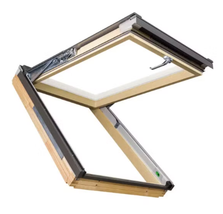 [FPPVU36698] VENTANA DE TEJADO PROYECTANTE DE MADERA NATURAL FAKRO FPP-V U3 (66 x 98 cm.)