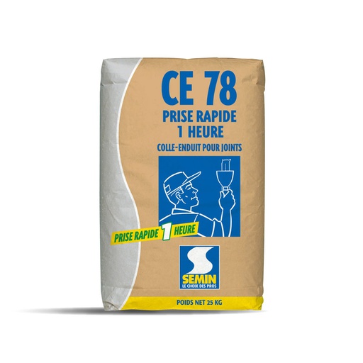 [SPS25FR1H] UDS. SACO PASTA JUNTAS SEMIN 25KG FRAGUADO RÁPIDO 1 HORA