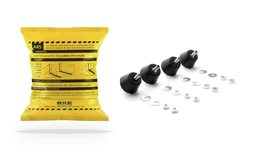 [AMCA45] UDS. BOLSA 4UD. SOPORTE TRAPEZOIDAL AMC A45 (85Kg/sop.)