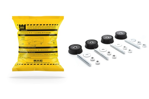 [AMCS60] UDS. BOLSA 4UD. SOPORTE SUELO AMC S60 (150Kg/sop.)