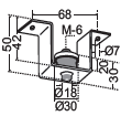 [AMCA1A45] UDS. AMORTIGUADOR AMC Akustik 1 A-45 (8-30Kg)