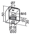 [AMCA345] UDS. AMORTIGUADOR AMC Akustik 3 A-45 (8-30Kg)