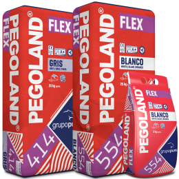 [PEGFLEXGC225] UDS. SACO ADHESIVO CEMENTOSO FLEXIBLE PEGOLAN FLEX GRIS C2 TE S1 25 KG