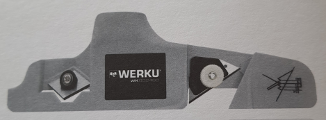 [WK602480] UDS. CEPILLO BORDES PANELES-PLACAS YESO WERKU / 23X23 / 53X19 MM