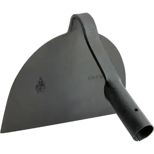 [57010] Raedera hombros curvos de acero forjado para remover y esparcir hormigón 260 mm