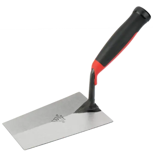 [TRF44BBM] Paleta Pro norte con mango bimaterial para trabajos de albañilería 180x130 mm